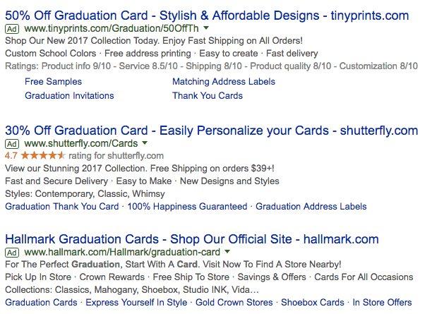 example PPC ad copy