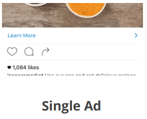 single image ad