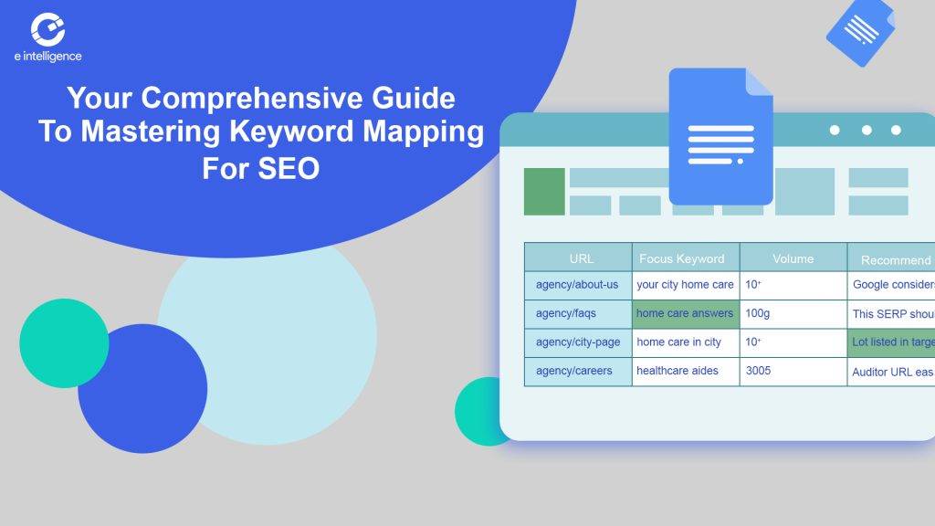 Guide to Master Keyword Mapping For SEO image.