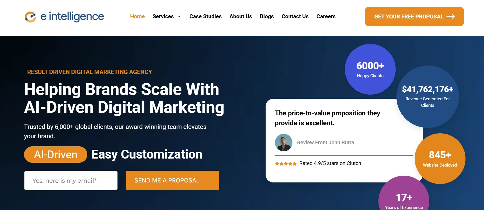 e intelligence top GEO agency in UK